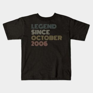 Legend Since October 2006 Kids T-Shirt